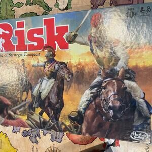 Risk The Game of Strategic Conquest Board Game Hasbro 2015 Modern Complete